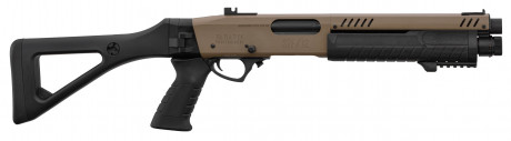 LG3064-03 FABARM STF12 initial TAN Gas pump shotgun replica Photo LG3064-03 FABARM STF12 initial TAN Gas pump shotgun replica