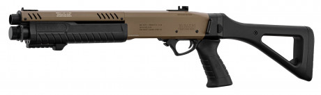 LG3064-05 FABARM STF12 initial TAN Gas pump shotgun replica Photo LG3064-05 FABARM STF12 initial TAN Gas pump shotgun replica