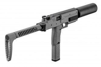 LG7057-03 Réplique airsoft Vorsk SMG VMP-1X gris avec silencieux 0.95J Photo LG7057-03 Réplique airsoft Vorsk SMG VMP-1X gris avec silencieux 0.95J