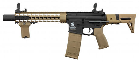 Photo LK9053-2 Réplique AEG LT-19 GEN2 Silencer PDW 1J Noir / Tan
