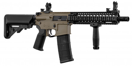 Photo LK9102F-02 Réplique AEG LT-18 GEN2 MK18 TAN et Noir