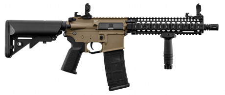 Photo LK9102F-03 Réplique AEG LT-18 GEN2 MK18 TAN et Noir