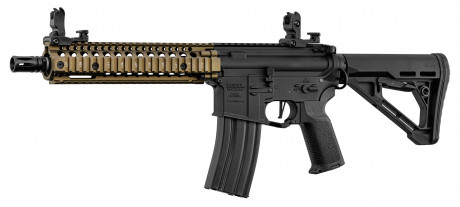 Photo LK9118-02 Réplique AEG MK18 Gen 3 Noir/Bronze Lancer Tactical