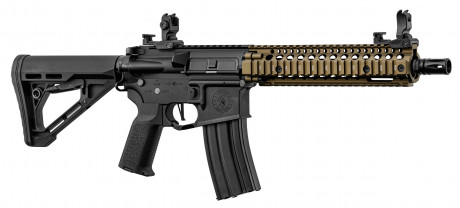 Photo LK9118-03 Replica AEG MK18 Gen 3 Black/Bronze Lancer Tactical