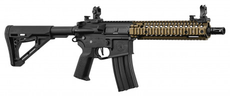 Photo LK9118-04 Réplique AEG MK18 Gen 3 Noir/Bronze Lancer Tactical