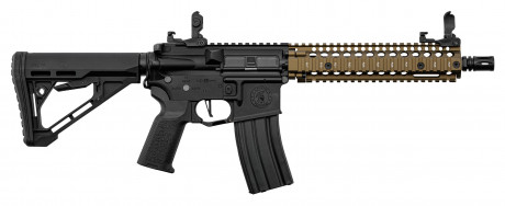 Photo LK9118-05 Réplique AEG MK18 Gen 3 Noir/Bronze Lancer Tactical