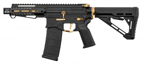 Photo LK9126-03 Replica R15 mod 1 Zion Arms black and gold short hand guard