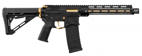 LK9129-02 Réplique R15 mod 1 Zion Arms noire et or garde main long Photo LK9129-02 Réplique R15 mod 1 Zion Arms noire et or garde main long