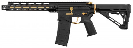 LK9129-03 Réplique R15 mod 1 Zion Arms noire et or garde main long Photo LK9129-03 Réplique R15 mod 1 Zion Arms noire et or garde main long