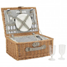 Valise pique-nique isotherme 2 personnes (plastique)