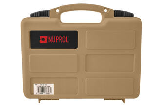 Brief case with precut foam tan - Nuprol