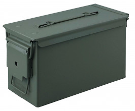 Caisse munition Métal cal.50 OLIVE 33X18X23 cm