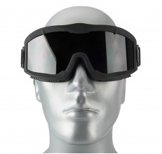 MAS203-3 Airsoft Mask AERO Series Thermal black smoke Photo MAS203-3 Airsoft Mask AERO Series Thermal black smoke