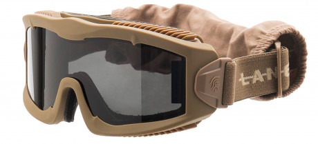 Airsoft Mask AERO Series Thermal Tan smoke