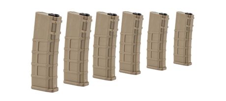 Pack de 6 chargeurs real-cap 30 billes tan pour ...