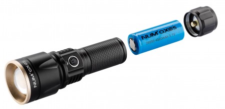 NUM128-6 Rechargeable Tactical Lamp Num'Axes Led 1000 lumens Photo NUM128-6 Rechargeable Tactical Lamp Num'Axes Led 1000 lumens