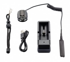 NUM129-10 Num'Axes Rechargeable Tactical Lamp 3 Led White-Red-Green Photo NUM129-10 Num'Axes Rechargeable Tactical Lamp 3 Led White-Red-Green
