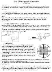 OP701-N-Collimateur de réglage tous calibres. Photo OP701-N-Collimateur de réglage tous calibres.