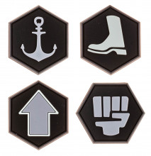 PAT0029-V Pack of 10 random patches Photo PAT0029-V Pack of 10 random patches