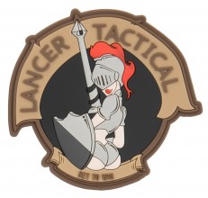 PAT0250 Lancer Tactical Warrior Patch Photo PAT0250 Lancer Tactical Warrior Patch