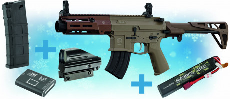 PCKNOEL16.jpg Pack de Noel réplique M923A AEG double eagle + chargeur + red dot + batterie Lipo + chargeur de batterie Photo PCKNOEL16.jpg Pack de Noel réplique M923A AEG double eagle + chargeur + red dot + batterie Lipo + chargeur de batterie