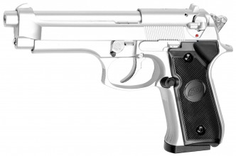 Réplique pistolet M92 gaz chrome GNB