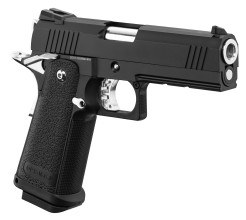 PG1120-02.jpg Réplique GBB hi-capa noir/silver Golden Eagle Photo PG1120-02.jpg Réplique GBB hi-capa noir/silver Golden Eagle