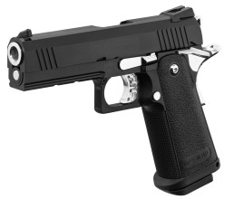 Réplique GBB hi-capa noir/silver Golden Eagle