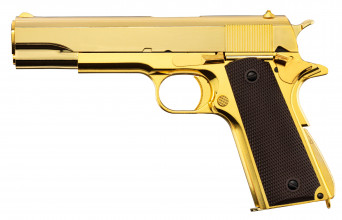 Photo PG1121O-01.jpg GBB 1911 Gold Golden Eagle Replica