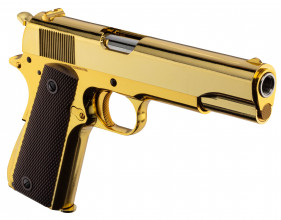 Photo PG1121O-06.jpg GBB 1911 Gold Golden Eagle Replica