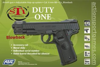 Airsoft pistol GBB Co2 STI DUTY one Photo Airsoft pistol GBB Co2 STI DUTY one