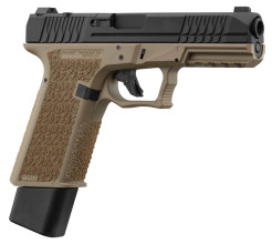 Photo PG1991-01.jpg Réplique pistolet GBB P80 PFS9 Tan Double Eagle