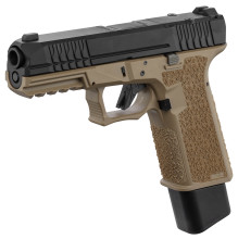 Photo PG1991-04.jpg Réplique pistolet GBB P80 PFS9 Tan Double Eagle