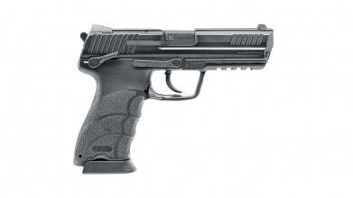 Photo PG2001-2 Réplique GBB HK45 noir culasse métal 0,9J