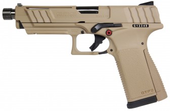 Réplique GBB pistolet GTP9 gaz 0,9J Tan