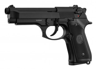 Airsoft replica KJ Works M9 full black metal