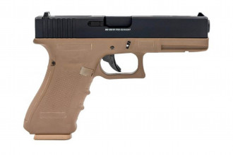 PG3110-2 Réplique GBB Raven EU8 Tan et Noir Photo PG3110-2 Réplique GBB Raven EU8 Tan et Noir