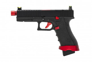 PG3144-3 Réplique GBB VORSK EU7 Tactical Rouge match Photo PG3144-3 Réplique GBB VORSK EU7 Tactical Rouge match
