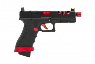 PG3147-2 Réplique GBB VORSK EU7 Vented Rouge match Photo PG3147-2 Réplique GBB VORSK EU7 Vented Rouge match