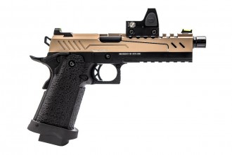 Photo PG3233R-3 GBB Gas Hi-Capa 5.1 SPLIT Black / Tan 1,0J + BDS red-dot