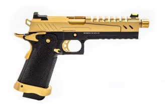 Photo PG3237-2 GBB Gas Hi-Capa 5.1 SPLIT Gold / Black 1,0J