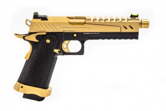 PG3237-2 Réplique GBB gaz Hi-Capa 5.1 SPLIT Gold / Noir 1,0J Photo PG3237-2 Réplique GBB gaz Hi-Capa 5.1 SPLIT Gold / Noir 1,0J