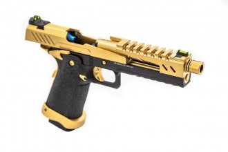 PG3237-3 Réplique GBB gaz Hi-Capa 5.1 SPLIT Gold / Noir 1,0J Photo PG3237-3 Réplique GBB gaz Hi-Capa 5.1 SPLIT Gold / Noir 1,0J
