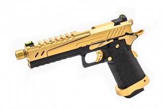 Photo PG3237 GBB Gas Hi-Capa 5.1 SPLIT Gold / Black 1,0J