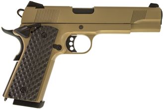 Photo PG3242-1-Réplique GBB 1911 MEU Raven full metal gaz tan 1,0J