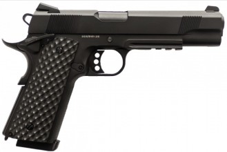 PG3246-1 Réplique GBB 1911 MEU Rail Raven full metal gaz noir 1,0J Photo PG3246-1 Réplique GBB 1911 MEU Rail Raven full metal gaz noir 1,0J