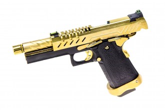 Photo PG3272-1 GBB Gas Hi-Capa 4.3 Black / Gold 0,9J