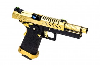 Photo PG3272-2 GBB Gas Hi-Capa 4.3 Black / Gold 0,9J