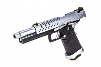 PG3279-1 Réplique GBB gaz Hi-Capa 5.1 Noir / Chrome 1,0J Photo PG3279-1 Réplique GBB gaz Hi-Capa 5.1 Noir / Chrome 1,0J