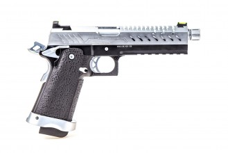 PG3279-3 Réplique GBB gaz Hi-Capa 5.1 Noir / Chrome 1,0J Photo PG3279-3 Réplique GBB gaz Hi-Capa 5.1 Noir / Chrome 1,0J